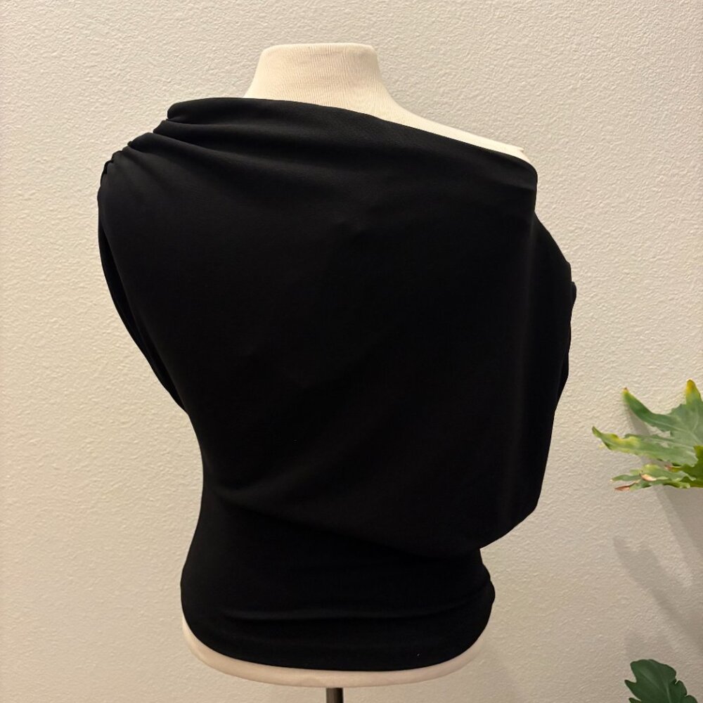 Zara Asymmetric Ruched Top - Picture 3 of 4